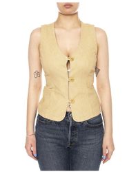 Thinking Mu - Nogal Vest - Lyst