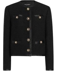 Dolce & Gabbana - Tweed Jackets - Lyst
