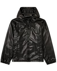 DIESEL - Jassen ,Zwart ,Polyester Jassen - Lyst