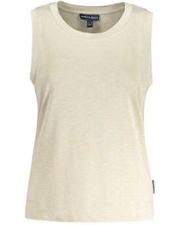 North Sails - Tops ,Polyester Polyester Tanktop Met Ronde Hals - Lyst