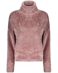 Herno - Sweater With A High Elegant Collar - Lyst