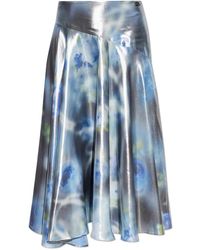 DIESEL - Rokken ,Grijs ,Polyester O-Zulie-S2 Skirt - Lyst