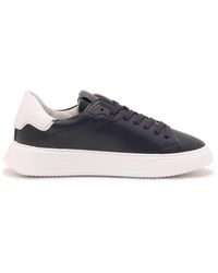 Philippe Model - Schoenen ,Blauw ,Leer Temple Low Veau Sneakers - Lyst