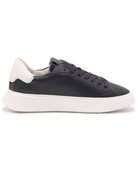 Philippe Model - Schoenen ,Blauw ,Leer Temple Low Veau Sneakers - Lyst