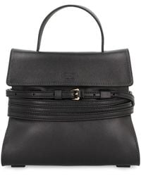 Moschino - Kleine Lederhandtasche Mit Klappenverschluss - Lyst
