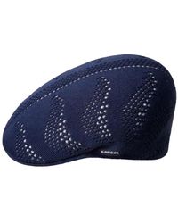 Kangol - Accessoires ,Blauw ,Leer Anivent 504 Cap - Lyst