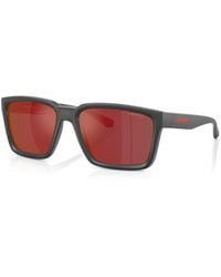 Arnette - Verspiegelte graue sonnenbrille,matt schwarz/graue sonnenbrille,blaue matte sonnenbrille an 4346 - Lyst