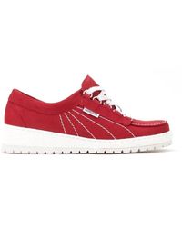 Mephisto - Roter nubuk-schnürschuh - Lyst