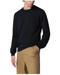 Roberto Collina - Rundhals-Strickpullover - Lyst
