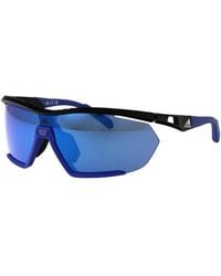 adidas - Sp0072 Zonnebril Met Schild Montuur - Lyst