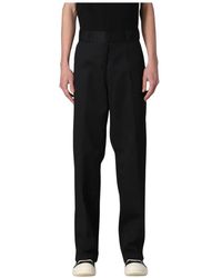 Dickies - Broeken ,Zwart ,Klassieke Witte Werkbroek - Lyst