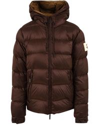 AFTER LABEL - Jassen ,Bruin ,Nylon Verbier N051 Jas - Lyst