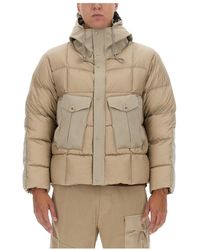 C.P. Company - Jassen ,Grijs ,Tempest Combo Down Jacket - Lyst