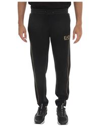 EA7 - Fleece Broek - Lyst