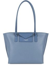 Lancaster - Blauer schultertasche mit reißverschluss - Lyst