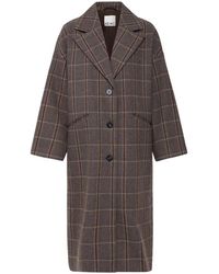Ichi - Single-Breasted Coats - Lyst