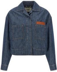 Fendi - Denim Jackets - Lyst