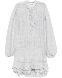Isabel Marant - Ruffled Hem Short Dress - Lyst