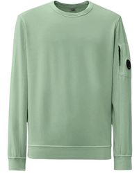 C.P. Company - Agave grüner sweatshirt - zeitloser und sophistizierter stil - Lyst