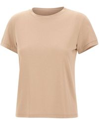 Kaos - Geribbelde T-Shirt Met Korte Mouwen - Lyst