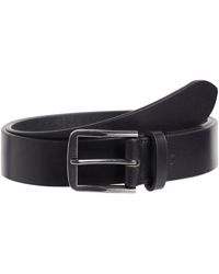 Calvin Klein - Schwarzer flacher gürtel für männer - Lyst