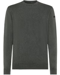 Rrd - Grauer Baumwollpullover Leicht Bequem - Lyst