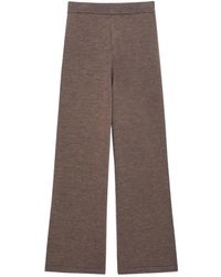 Max Mara - Luxe Wollen Elastische Taille Broek - Lyst