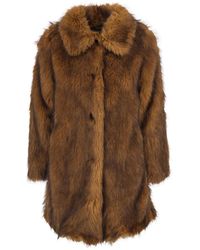 Ba&sh - Jassen ,Bruin ,Polyester Lestor Coat - Lyst