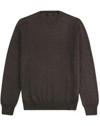Fay - Wollen Trui Met Ronde Hals - Lyst