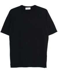 Lardini - Tops ,Blauw ,Katoen Crew Neck T-Shirt - Lyst