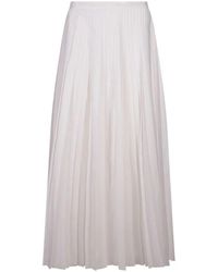 Fabiana Filippi - Weiße Baumwoll-Polyester-Blend-Bluse - Lyst