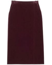 Saint Laurent - Midi Skirts - Lyst