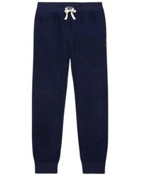 Ralph Lauren - Fleece-Sweatpants mit elastischem Bund und Bündchen - Lyst