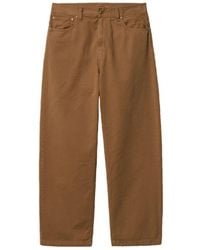 Carhartt - Logo baumwollhose mit knopf- und reißverschluss - Lyst