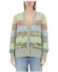 Cormio - Truien & Vesten ,Veelkleurig ,Wol Renato Cardigan - Lyst