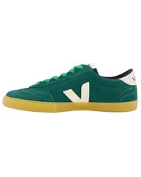 Veja - Schoenen ,Groen ,Katoen Volley Suede - Lyst