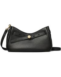 Tory Burch - Tassen ,Zwart ,Leer Romy Mini Crossbody Tas - Lyst