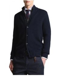 Fay - Truien & Vesten ,Blauw ,Denim Maglia - Lyst