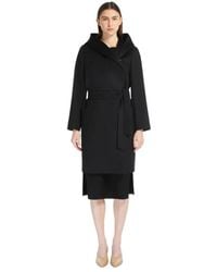 Max Mara - Abrigo De Lana Con Capucha, Mujer, Talla - Lyst
