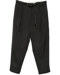 White Sand - Straight Trousers - Lyst