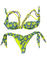 FK - Gedrukte Lycra Bikini - Lyst