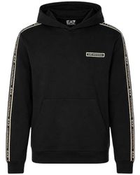 EA7 - Hoodies & Sweatvesten ,Zwart ,Hoodies - Lyst