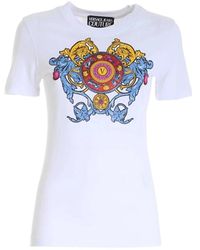 Versace - Regalia logo print t-shirt - Lyst