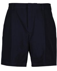 Orlebar Brown - Baumwoll-shorts mit geradem schnitt und falten - Lyst