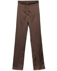 Patrizia Pepe - Sinnliche Braune Hose - Lyst
