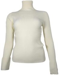 Kaos - Truien & Vesten ,Polyester Geribbelde Coltrui Room - Lyst