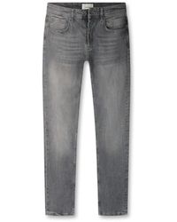 Pure Path - Jeans ,Grijs ,Katoen The Ryan Slim-Fit Jeans - Lyst