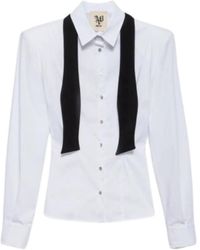Aniye By - Overhemden ,Wit ,Katoen Smoking Shirt Costanza - Lyst