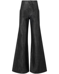 Alberta Ferretti - Wide Trousers - Lyst