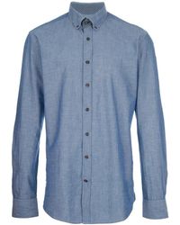 Hackett - Blauw Overhemd - Lyst